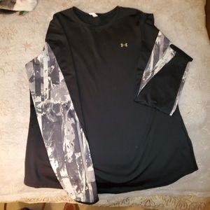Under Armour long sleeved black sports top